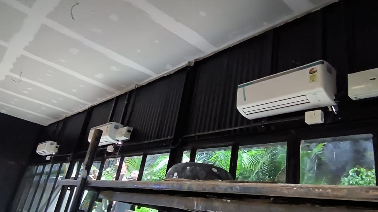HVAC installation project